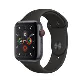 Apple WATCH Series 5 44mm GPS+Cellular Aluminiumgehäuse Space Grau Sportarmband Schwarz