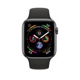 Apple WATCH Series 4 40mm GPS Aluminiumgehäuse Space Grau Sportarmband Schwarz