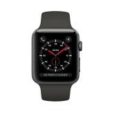 Apple WATCH Series 3 GPS + Cellular 42mm Aluminiumgehäuse spacegrau Sportarmband grau 