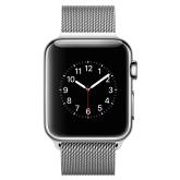 Apple WATCH 1. Generation 38mm  Edelstahlgehäuse Silber Milanaise Armband Silber