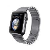 Apple WATCH 1. Generation 42mm silbernes Edelstahlgehäuse mit silbernem Gliederarmband