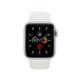 Apple WATCH Series 5 40mm GPS+Cellular Aluminiumgehäuse Silber Sportarmband Weiß