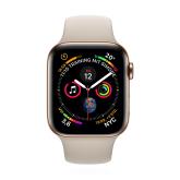 Apple WATCH Series 4 40mm GPS+Cellular Edelstahlgehäuse Gold Sportarmband Stein