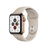 Apple WATCH Series 5 40mm GPS+Cellular Edelstahlgehäuse Gold Sportarmband Stein