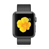 Apple WATCH Sport 1. Generation 38mm spacegraues Aluminiumgehäuse schwarzes Nylonarmband