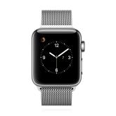 Apple WATCH Series 2 38mm silbernes Edelstahlgehäuse mit silbernem Milanaisearmband