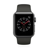 Apple WATCH Series 3 GPS+Cellular 38mm spacegraues Aluminiumgehäuse mit grauem Sportarmband